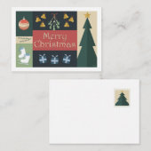 Kerstkaart Notitiekaartje (Voorkant / Achterkant)