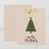 Kerstkaart Notitiekaartje (Voorkant / Achterkant)