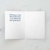 Kerstkaart, "Oh Night Devine" Feestdagen Kaart (Binnen)