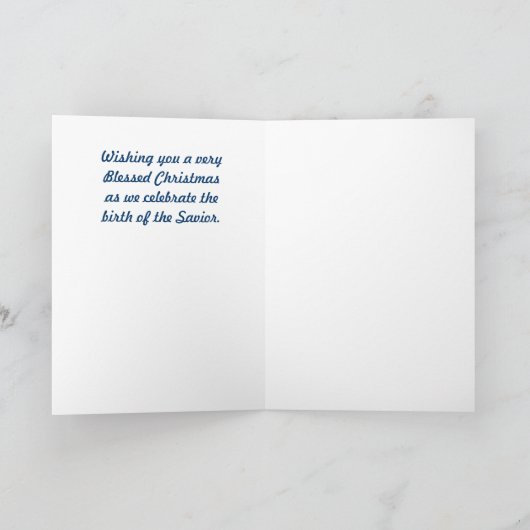 Kerstkaart, "Oh Night Devine" Feestdagen Kaart (Binnen)