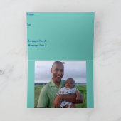 Kerstkaart om dubbel te vouwen kaart (Binnen)