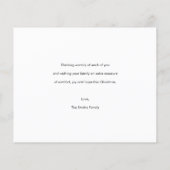 Kerstkaart op budget Happy Holiday foto kaart (Achterkant)