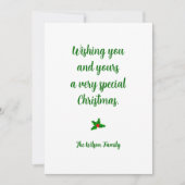 Kerstkaart op maat kaart (Voorkant)