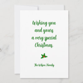 Kerstkaart op maat kaart