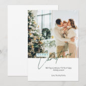 Kerstkaart op maat kaart (Voorkant / Achterkant)