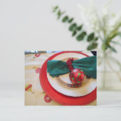 Kerstkaart Open Huis Feestdagenkaart (Staand voorkant)