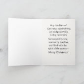 Kerstkaart- Opgeruimd en Hartelijk Kaart (Binnen)