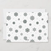 Kerstkaart 'Opwinding van hoop' Groen Foto (Achterkant)