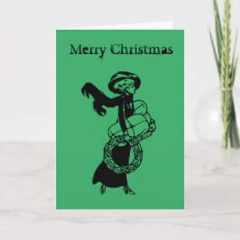 Kerstkaart origineel  ontwerp feestdagen kaart