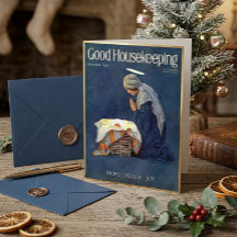 Kerstkaart Oude Jessie Willcox Smith Maria Jezus