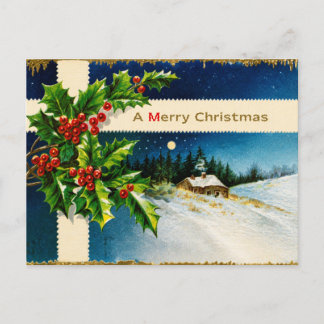 Kerstkaart Oudejaarsgroet Briefkaart