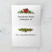 Kerstkaart - Pennsylvania Avenue, DC Feestdagen Kaart (Binnen)