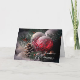 Kerstkaart personaliseren - Bubbles Bedankkaart