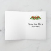 Kerstkaart - Pin-up meisje Kaart (Binnen)