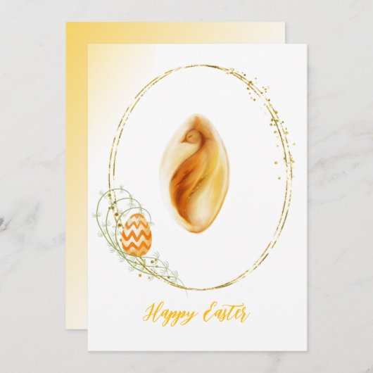 Kerstkaart plat  (Voorkant / Achterkant)