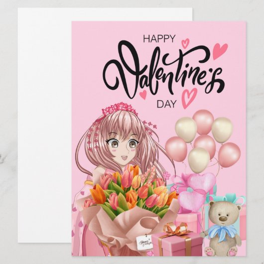 Kerstkaart plat (Voorkant / Achterkant)