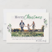 Kerstkaart plat (Voorkant)