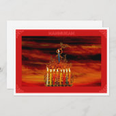 Kerstkaart plat (Voorkant / Achterkant)