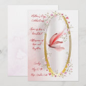 Kerstkaart plat (Voorkant / Achterkant)