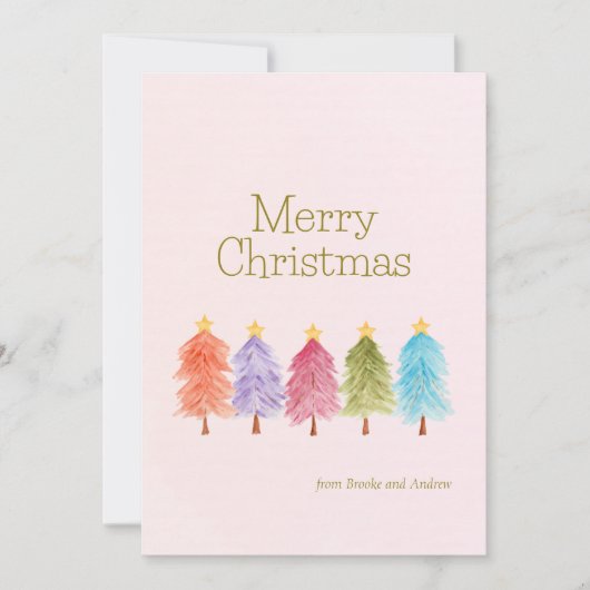 Kerstkaart plat (Voorkant)