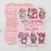 Kerstkaart plat (Voorkant / Achterkant)