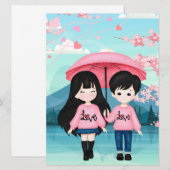 Kerstkaart plat (Voorkant / Achterkant)