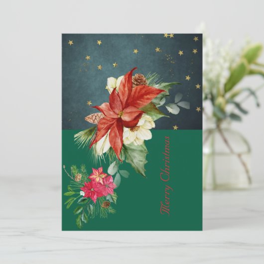 Kerstkaart plat  (Staand voorkant)