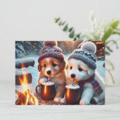 Kerstkaart Plat (Staand voorkant)