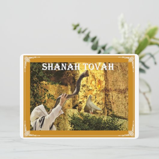 Kerstkaart plat (Staand voorkant)