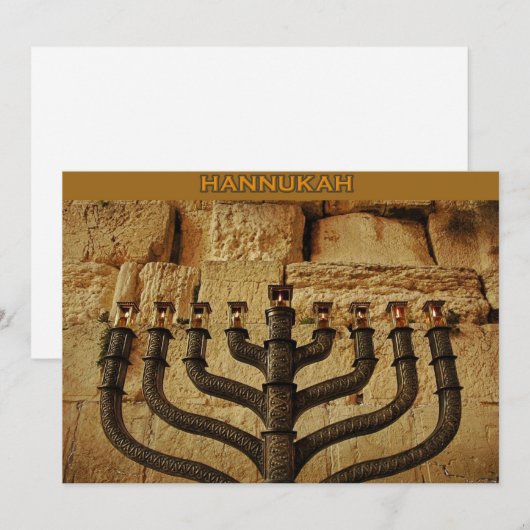 Kerstkaart plat (Voorkant / Achterkant)