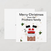 Kerstkaart plat (Voorkant / Achterkant)