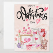 Kerstkaart plat (Voorkant / Achterkant)