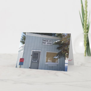 Kerstkaart "Post Office" Kaart