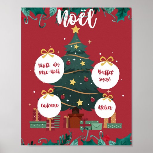Kerstkaart Poster (Voorkant)