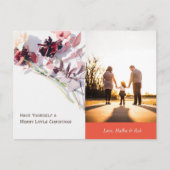 kerstkaart - prachtig Roos en gezin Feestdagenkaart (Voorkant)