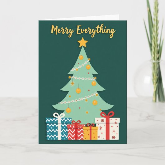 Kerstkaart 'Prettig Alles' Kaart (Voorkant)