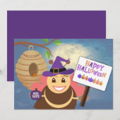 Kerstkaart | Prettig Halloween  (Voorkant / Achterkant)