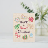 Kerstkaart 'Prettig Kerstfeest' Briefkaart (Staand voorkant)