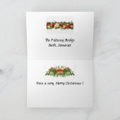 KerstKaart - Pulteney Bridge, Bath, Somerset Feestdagen Kaart (Binnen)