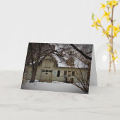 kerstKaart "Ramsey Carriage House" Kaart (Gele Bloem)