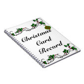 Kerstkaart Record Notitieboek (Rechterzijde)