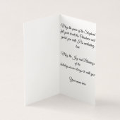 Kerstkaart Religieus Gepersonaliseerd Kaart (Binnen)
