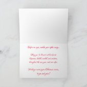 "Kerstkaart "Rivierboot haven St. Paul"" Kaart (Binnen)