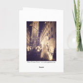 Kerstkaart - Rockefeller Center - NYC Feestdagen Kaart (Achterkant)