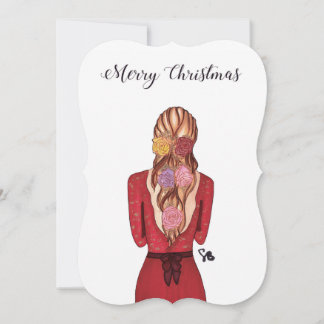 kerstkaart - Rozen