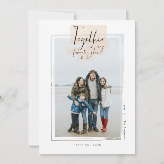 Kerstkaart 'Samenhouden' (Voorkant)