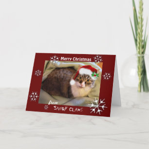 kerstkaart "Sandy Claws" Feestdagen Kaart