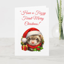 Kerstkaart Santa Fret Kaart