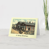 Kerstkaart - Savannah, Georgië Feestdagen Kaart (Voorkant)