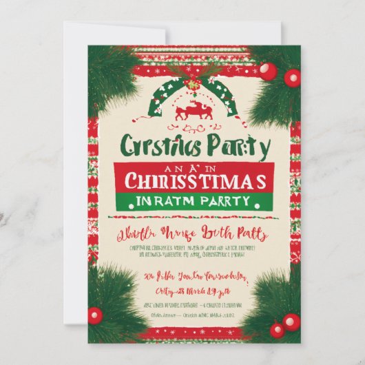 kerstkaart save the date (Voorkant)